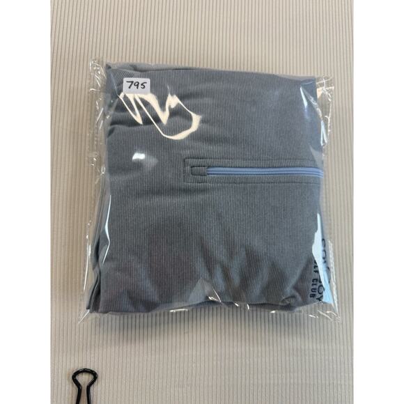 Straight Down Men’s Large Cowboys Golf Club 1/4 Zip Pullover Blue Gray Stretch - Picture 10 of 10